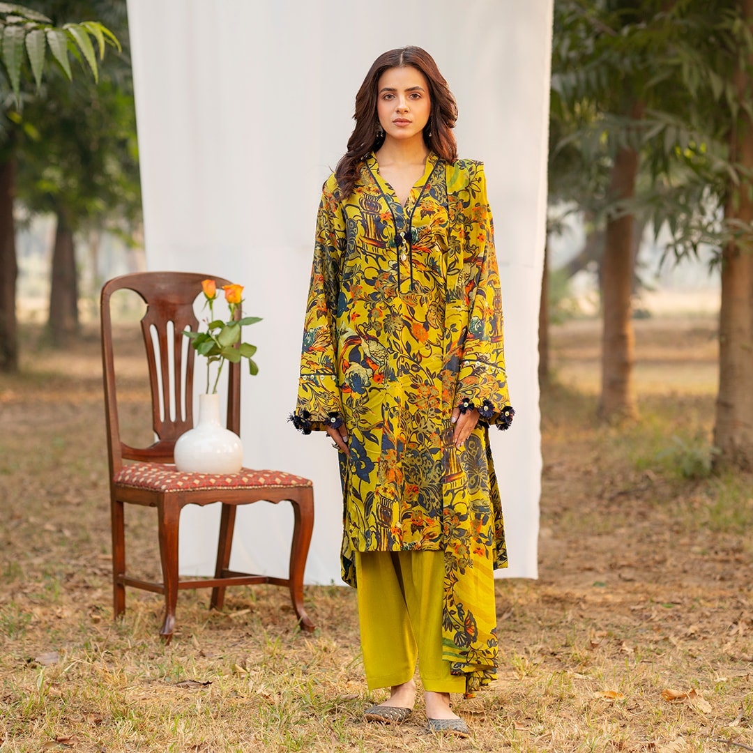 gulahmed-ideas-dhoop-kinare-yellow-unstitched-printed-lawn-suits