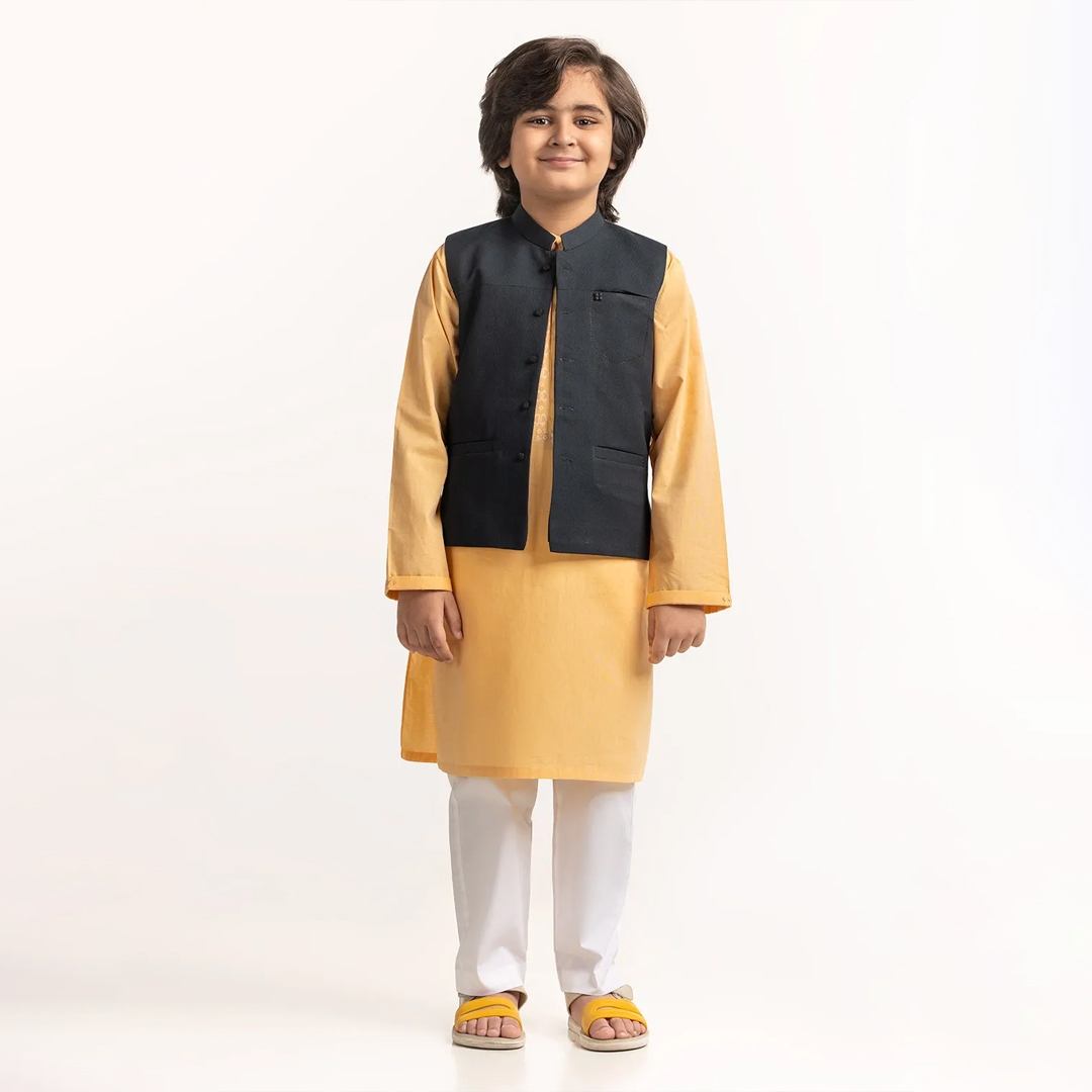 gulahmed ideas kids boys kurta shalwar with waistcoat