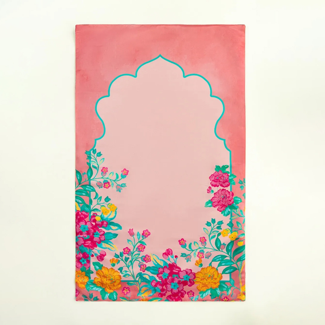 gulahmed ideas pink floral luxury prayer mat pakistan