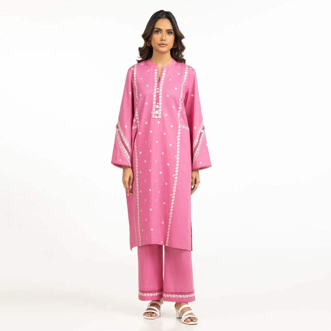 pink ready to wear one piece shirt