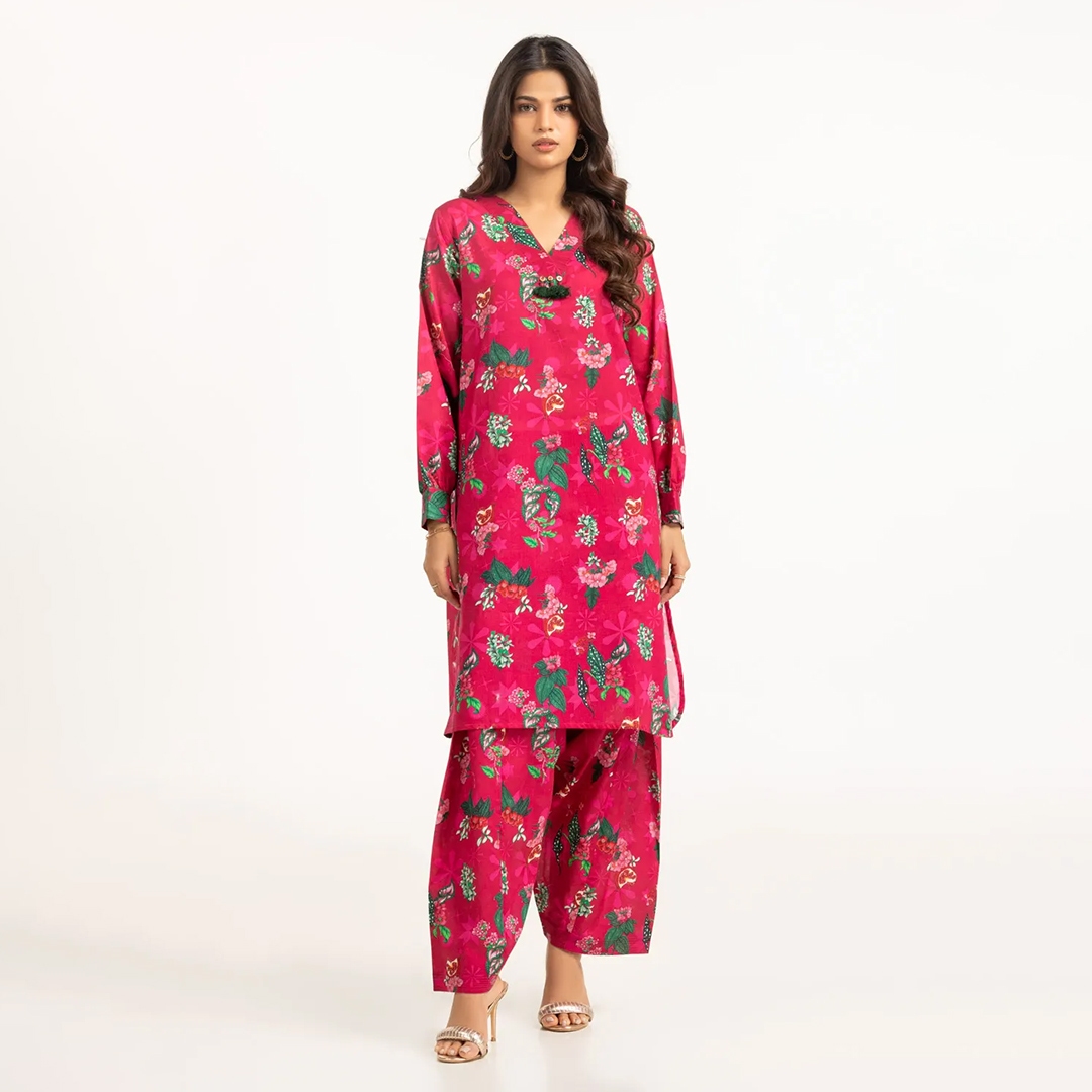 pink shirt and trouser co ord set ready to wear